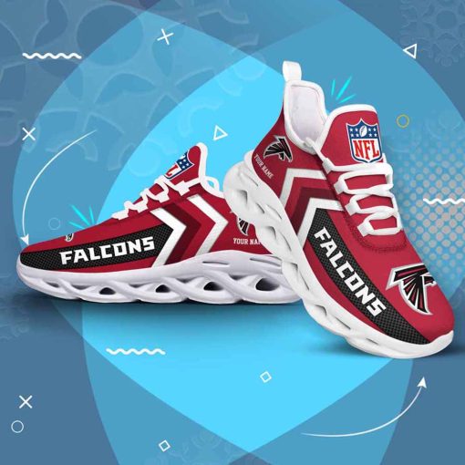 Atlanta Falcons Custom Name Max Soul Shoes V08 - Image 4