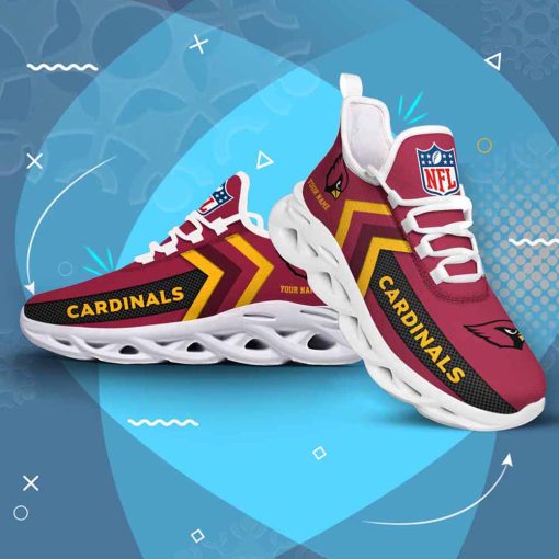 Arizona Cardinals Custom Name Max Soul Shoes V08 - Image 4