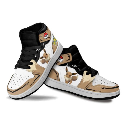 Eevee Kids Shoes Custom Pokémon Shoes For Kids V50 - Image 3