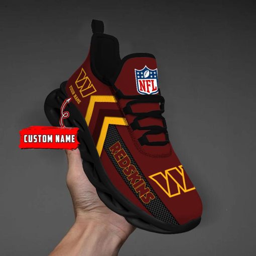Washington Commanders Custom Name Max Soul Shoes V08 - Image 3