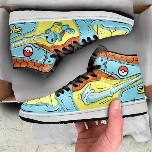 Squirtle Spray Water Pokémon Air Jordan Shoes V40 - Image 3