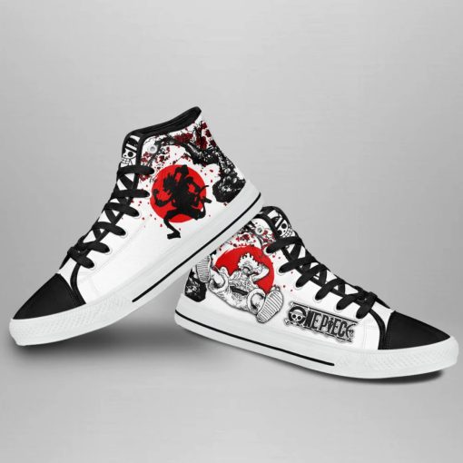 Luffy Awakening Gear 5 High Top One Piece Shoes V36 - Image 4