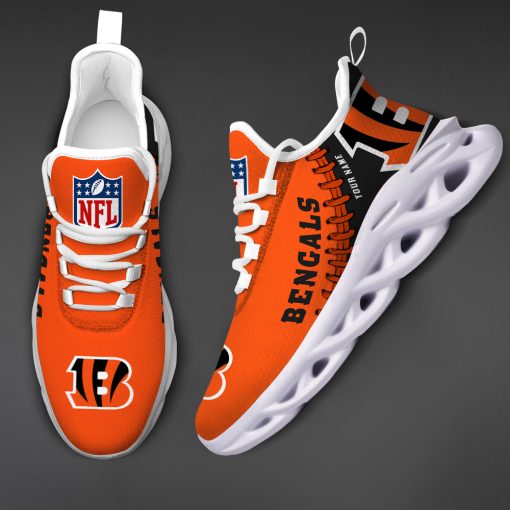 Cincinnati Bengals Custom Name Max Soul Shoes V15 - Image 4