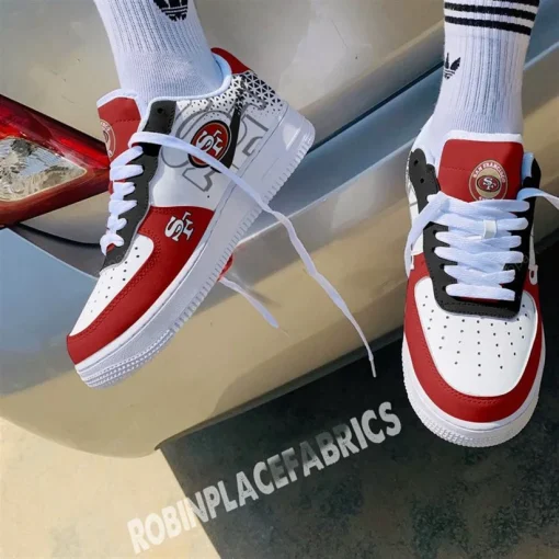 San Francisco 49ers Shoes AF 1 Perfect Gift For Fans V05 - Image 3