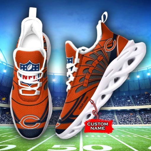 Chicago Bears Custom Name Max Soul Shoes V09 - Image 2