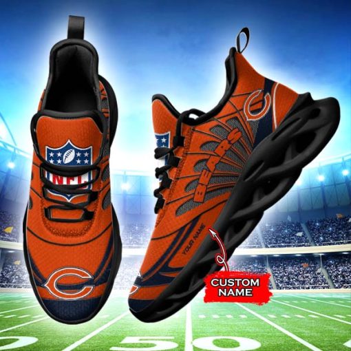 Chicago Bears Custom Name Max Soul Shoes V09 - Image 3