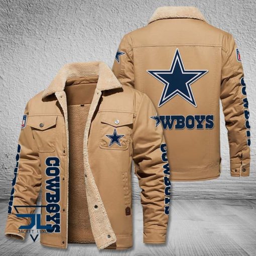 DLCB Fleece Leather Jacket V3116 - Image 5