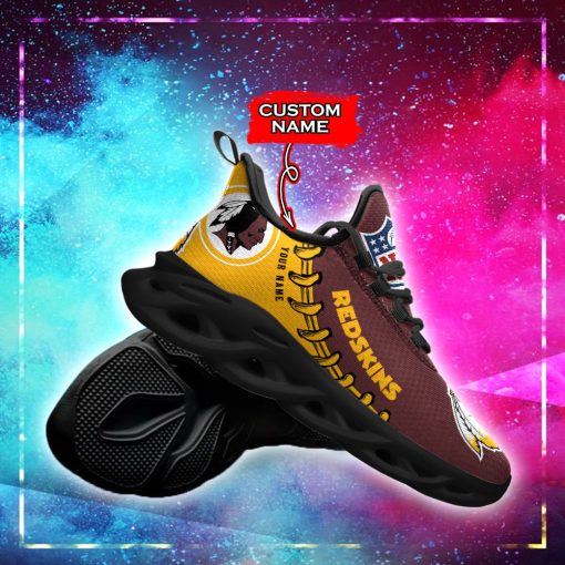Washington Commanders Custom Name Max Soul Shoes V15 - Image 5