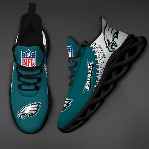 Philadelphia Eagles Custom Name Max Soul Shoes V15 - Image 5