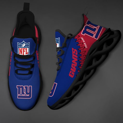 New York Giants Custom Name Max Soul Shoes V15 - Image 5