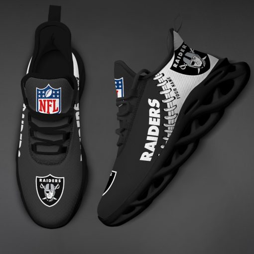 Las Vegas Raiders Custom Name Max Soul Shoes V15 - Image 5