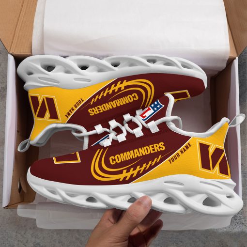 Washington Commanders Custom Name Max Soul Shoes V06 - Image 5