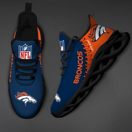 Denver Broncos Custom Name Max Soul Shoes V15 - Image 5