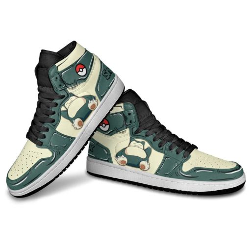 Snorlax Sleeping Air Jordan 1 Custom Pokémon Shoes V43 - Image 5