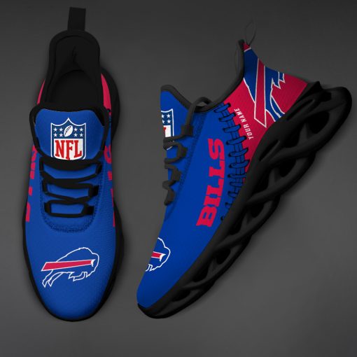 Buffalo Bills Custom Name Max Soul Shoes V15 - Image 5