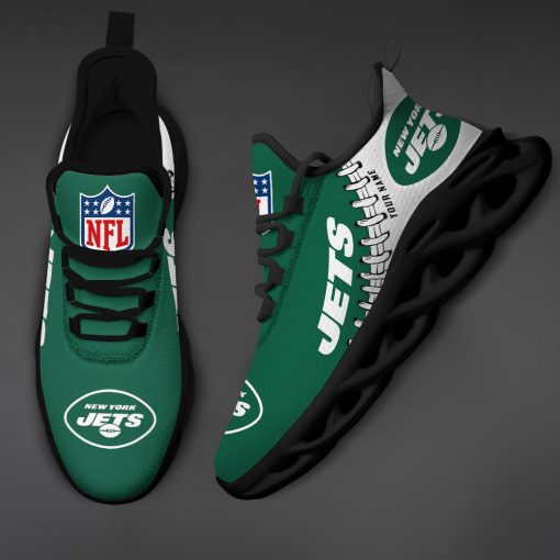 New York Jets Custom Name Max Soul Shoes V15 - Image 5