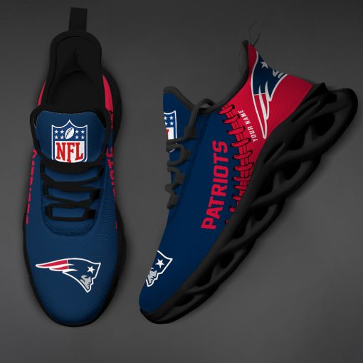 New England Patriots Custom Name Max Soul Shoes V15 - Image 5