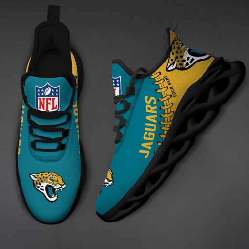 Jacksonville Jaguars Custom Name Max Soul Shoes V15 - Image 5