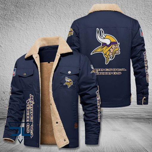 Minnesota Fleece Leather Jacket V3116 - Image 5
