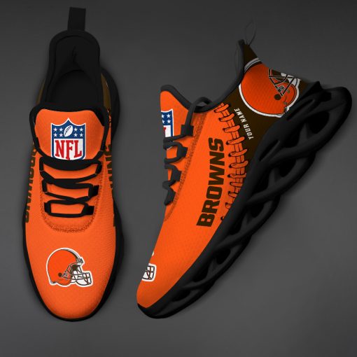 Cleveland Browns Custom Name Max Soul Shoes V15 - Image 5