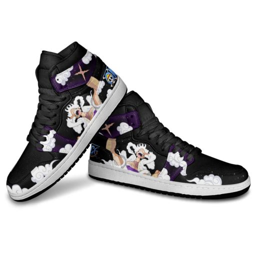 One Piece Luffy White Gear 5 Air Jordan One Piece Shoes V18 - Image 4