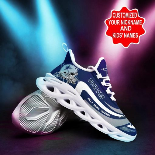 Dallas Cowboys Shoes Fashion Custom Name Shoes V38 - Image 8