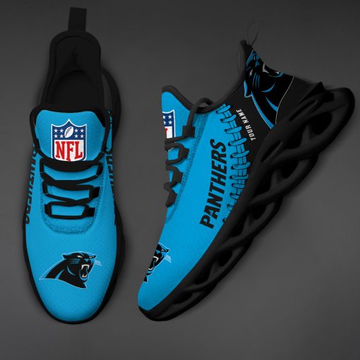 Carolina Panthers Custom Name Max Soul Shoes V15 - Image 5