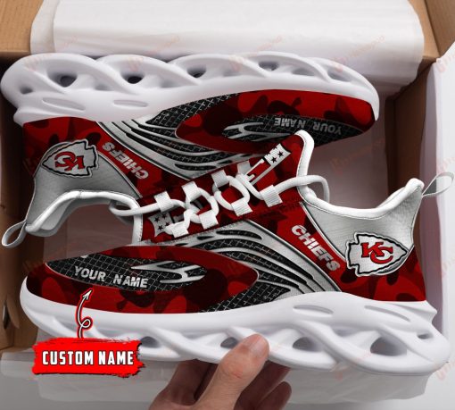 Kansas City Chiefs Shoes Custom Max Soul Luxury V07 - Image 3