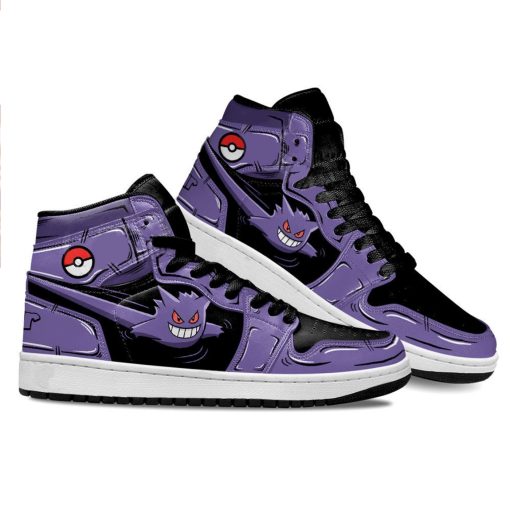 Gengar Shoes Custom Air Jordan 1  Pokémon Shoes V52 - Image 3