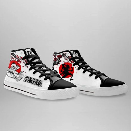 Luffy Awakening Gear 5 High Top One Piece Shoes V36 - Image 3