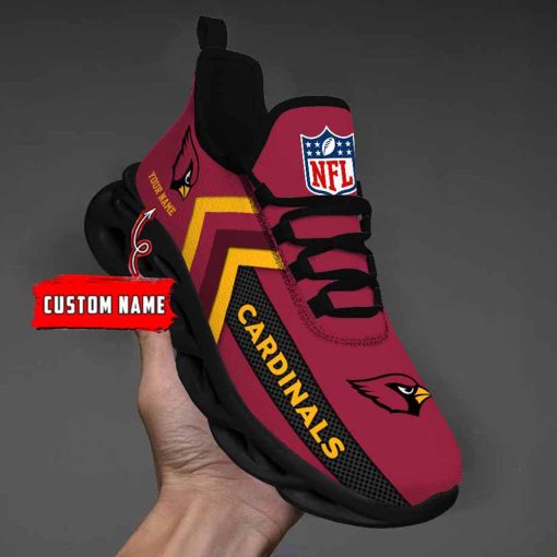 Arizona Cardinals Custom Name Max Soul Shoes V08 - Image 3