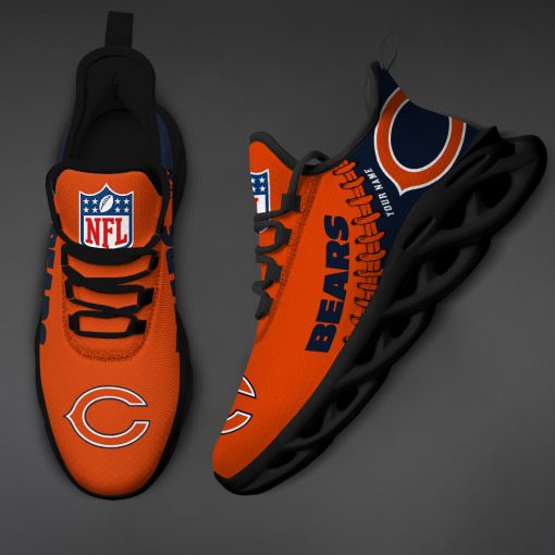 Chicago Bears Custom Name Max Soul Shoes V15 - Image 5