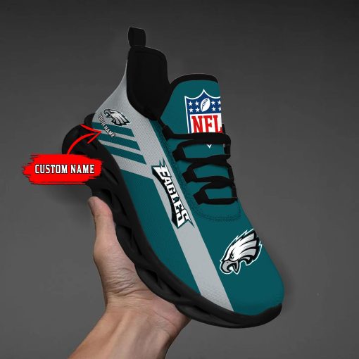 Philadelphia Eagles Custom Name Max Soul Shoes V04 - Image 3