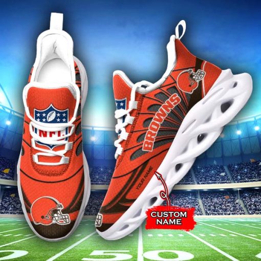Cleveland Browns Custom Name Max Soul Shoes V09 - Image 2