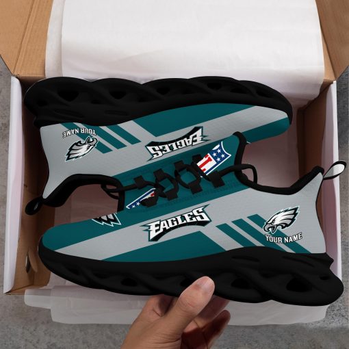 Philadelphia Eagles Custom Name Max Soul Shoes V04 - Image 8