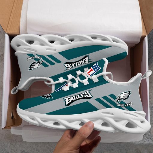 Philadelphia Eagles Custom Name Max Soul Shoes V04 - Image 9