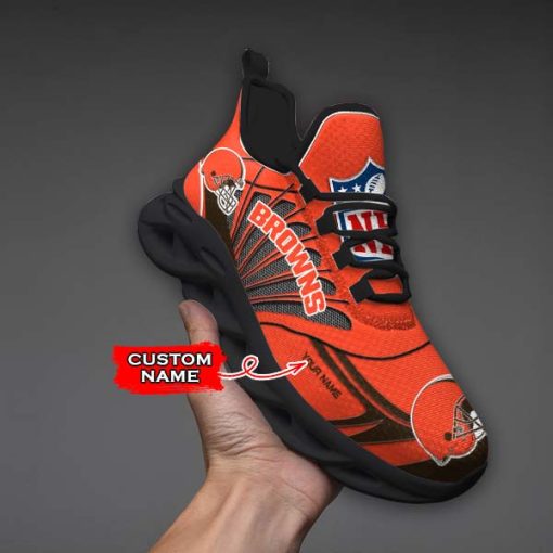 Cleveland Browns Custom Name Max Soul Shoes V09 - Image 6
