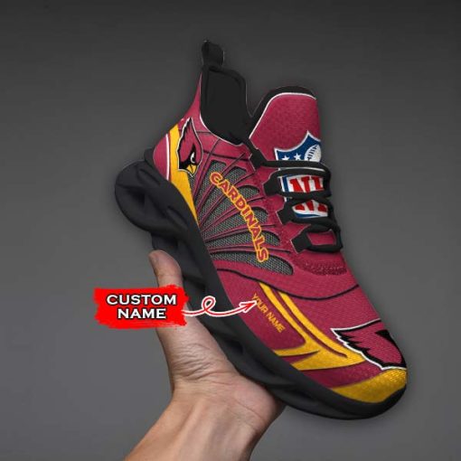 Arizona Cardinals Custom Name Max Soul Shoes V09 - Image 6