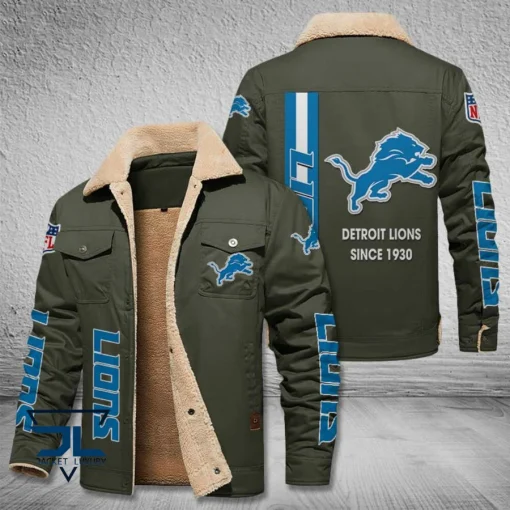 DTL Fleece Leather Jacket V3116 - Image 6