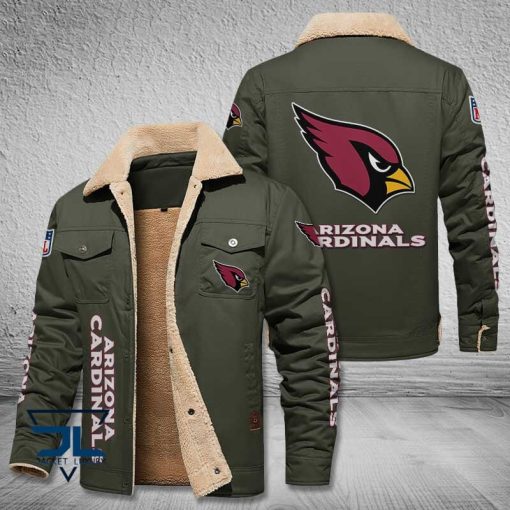AZC Fleece Leather Jacket V3116 - Image 6