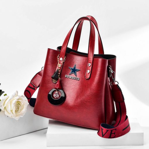 Dallas Cowboys Purses 2023 Leather Women's Handbags - Image 9