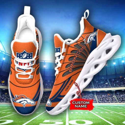 Denver Broncos Custom Name Max Soul Shoes V09 - Image 2