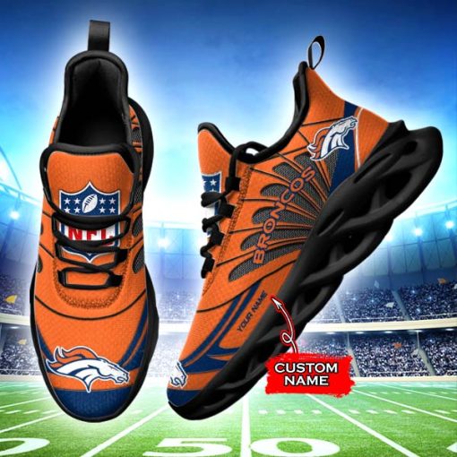 Denver Broncos Custom Name Max Soul Shoes V09 - Image 3