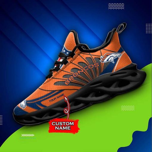 Denver Broncos Custom Name Max Soul Shoes V09 - Image 5