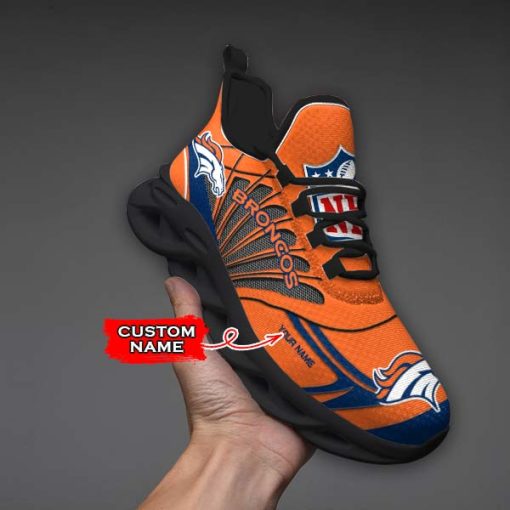 Denver Broncos Custom Name Max Soul Shoes V09 - Image 6