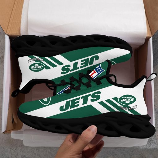 New York Jets Custom Name Max Soul Shoes V04 - Image 8