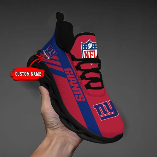New York Giants Custom Name Max Soul Shoes V04 - Image 3