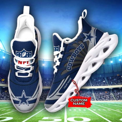 Dallas Cowboys Custom Name Max Soul Shoes V09 - Image 4