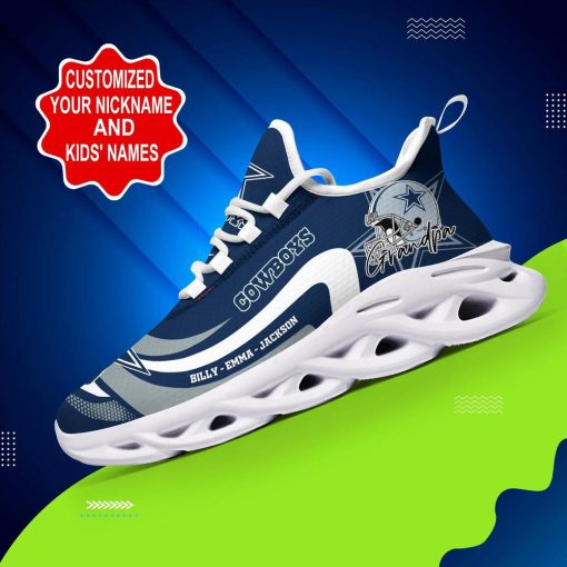 Dallas Cowboys Shoes Fashion Custom Name Shoes V38 - Image 6