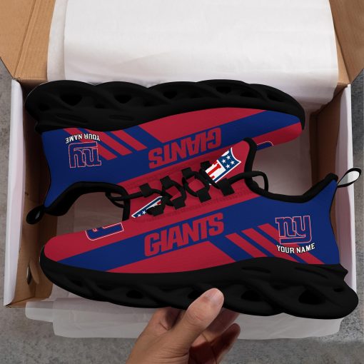 New York Giants Custom Name Max Soul Shoes V04 - Image 8